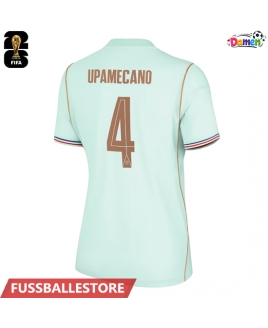 Günstige Frankreich Dayot Upamecano #4 Auswärtstrikot Damen WM 2026 Kurzarm